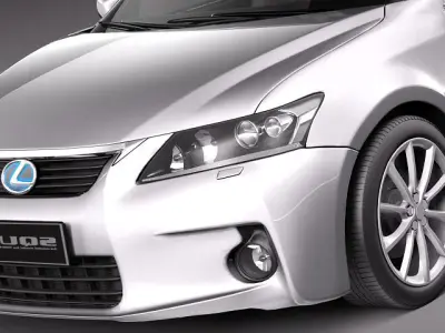 Lexus CT 200h 2012 3D model