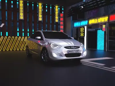 Hyundai Tokyo Nights 3D model