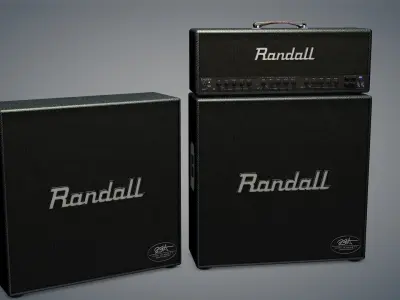 Kirk Hammett Randall guitar Amp 3D model
