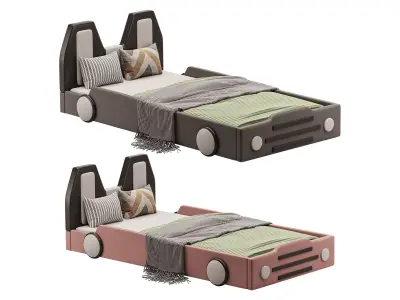 Twin Size Race Car 3D model