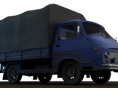 LCV from East Europe Low-poly 3D model
