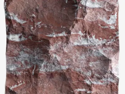 40-RockPanel rock texture 3D model