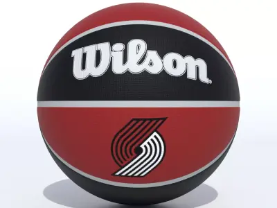 Wilson Portland Trail Blazers Basketball 3D model