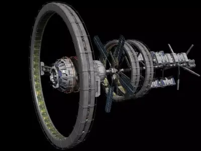 babbage station model Low-poly 3D model