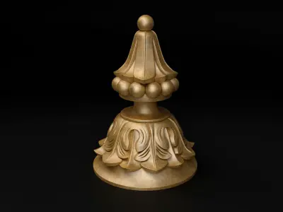 Pinecone Corbel 3D model