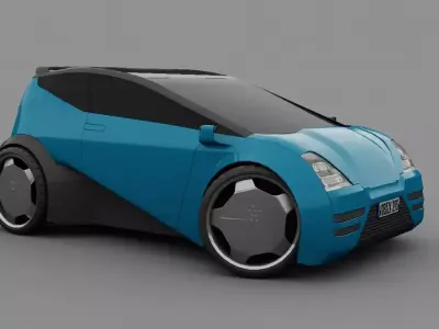 City car model 3D model