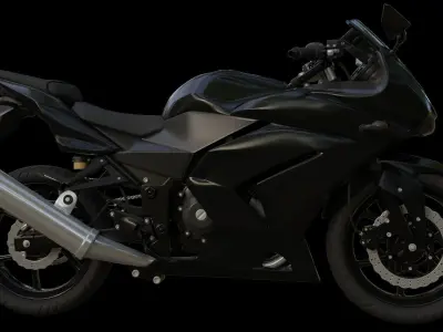KAWASAKI motorcycle 3D model