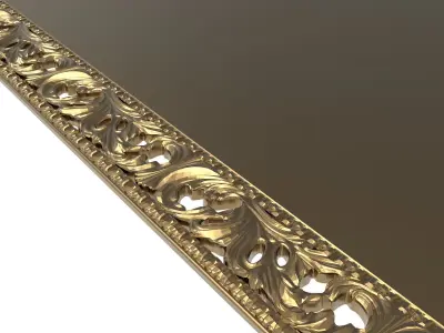 Carved Picture Frame 3D model 30