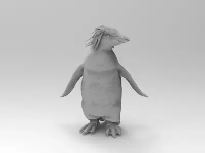 penguin 3D model