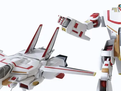 childrens vf-1j Toy Astrofortress 3D model