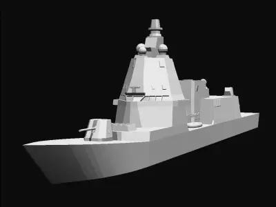 Paolo thaon di revel class figate 3D print model