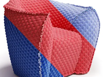 Moroso Panna Armchair 3D model