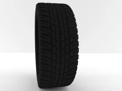 Car tire 3D model