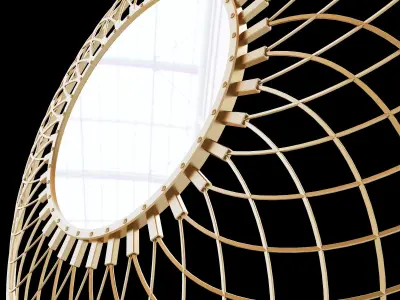 Cyan Designs Fairplex Mirror 3D model