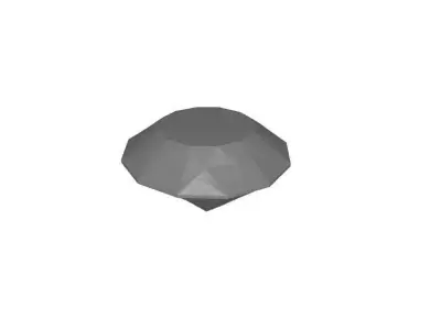 3d Hyper realistic Diamond Model Low-poly 3D model