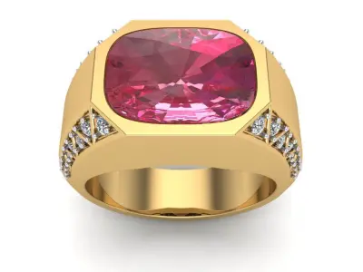 Ruby Ring - 230322 3D print model