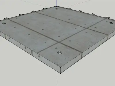 RCCB SLABS 3D model