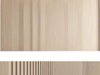 Decorative wall panel set 13 3D model