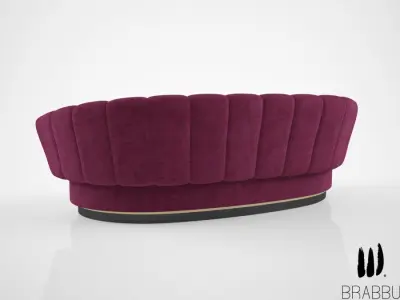 Brabbu Powel Sofa 3D model
