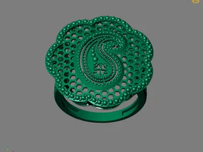 Women Plain Ring Ready STL Models Womens Ring 3d models 3D print model 25