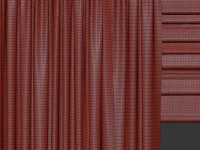 Curtain Set M53 3D model