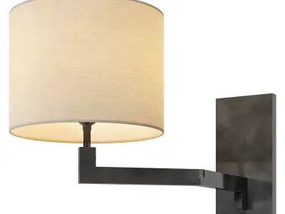 Porta Romana wall lamp Bentley 3D model