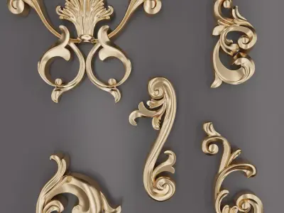 Trim Ornament 105 3D model