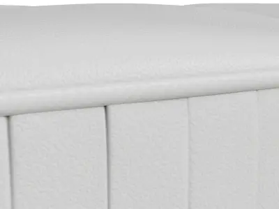 White Rhombus Mattress 3D model