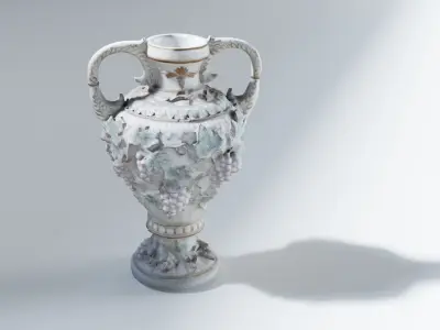 stone vase photoscanned 3D model