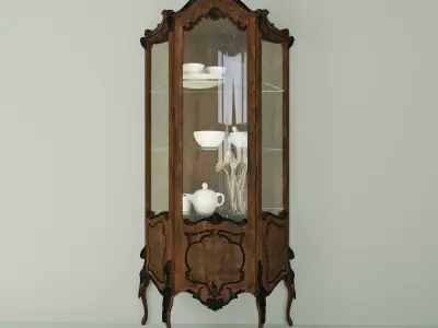 Vittorio Grifoni Vintage Cabinet 2161 Vray 3D model