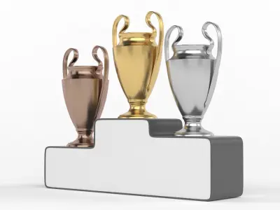 Cups Trophy 3D model 29