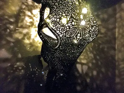 Filigree Bull Skull 3D print model