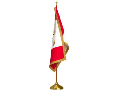 Canada Flag Indoor 3D model