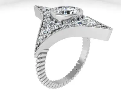 Star Ring 3730 3D print model