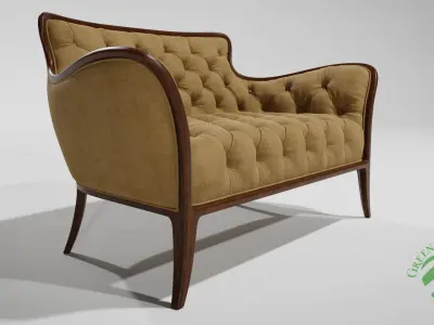 Medea Mini Sofa 3D model