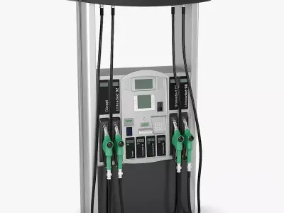 fuel dispenser 3D model