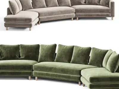  sofa 3 3D model
