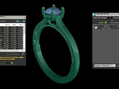 ring code 108 3D print model