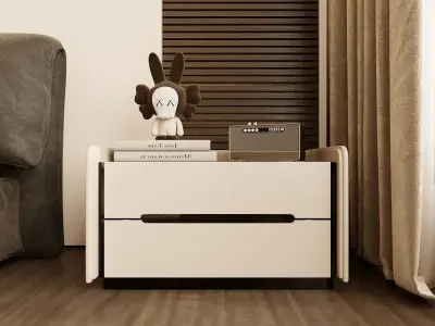 modern bedroom 3D model