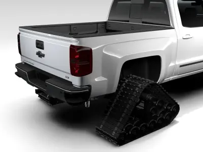 Chevrolet Silverado LTZ Z71 Crawler 2017 3D model