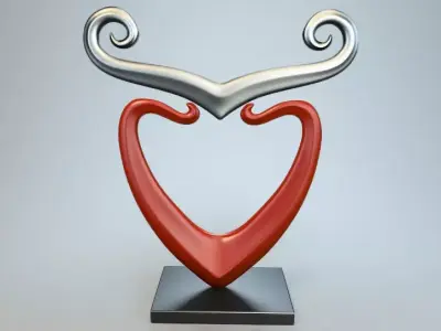 Abstract Figure m023 P 3D print model
