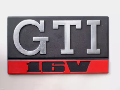 GTI16V Logo 3D print model