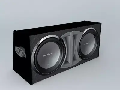 Rockford Fosgate 12 inch subwoofer enclosure Free 3D model