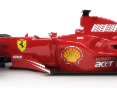 F1 2007 McLaren MP4-22 Ferrari F2007 3D model