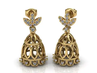 Jhumka pendant 3D print model
