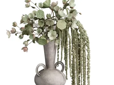 Flower In Vase 123 3D model