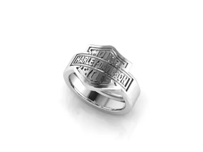 Harley Ring Free 3D print model