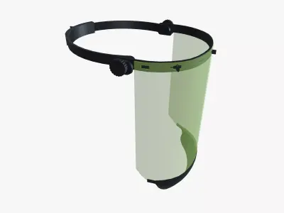 Face shield 3D model