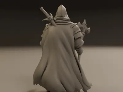 warrior 3D print model