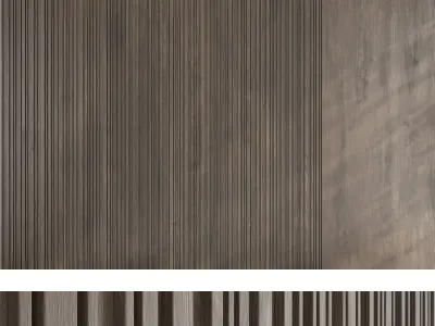 Wood panel set v03 3D model